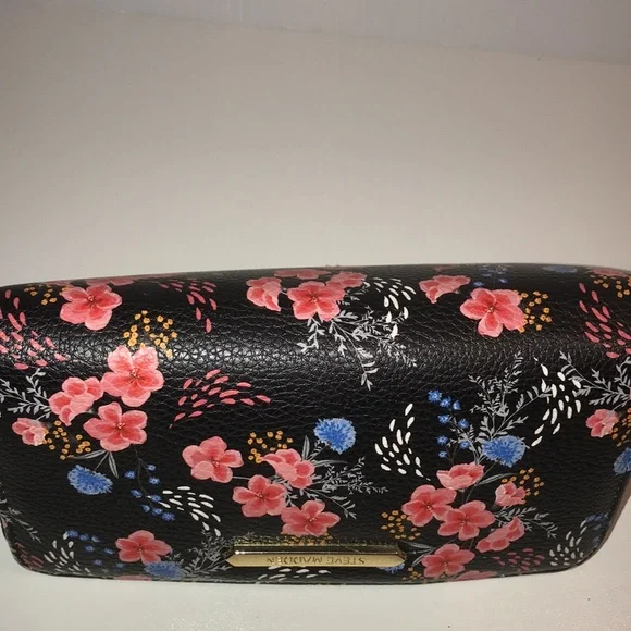Steve Madden Black Floral accordion Women's Wallet - Picture 4 of 12